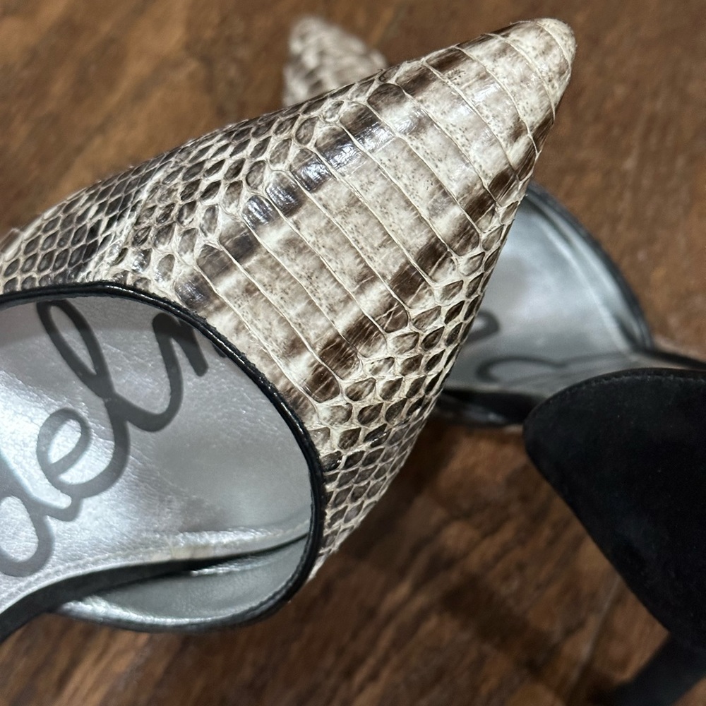 Sam Edelman snake skin cut out heels - Picture 6 of 6